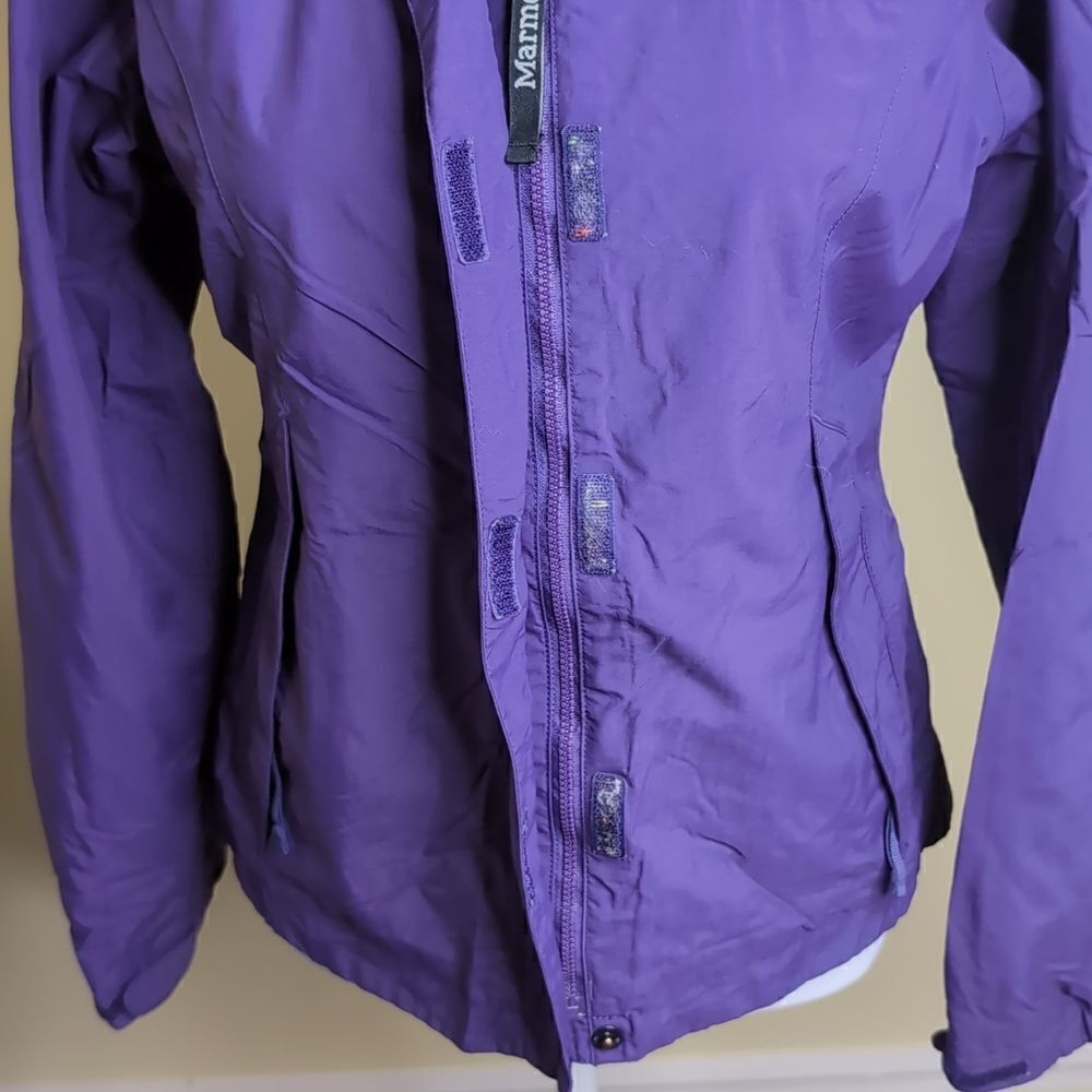 Marmot XS Purple Light Weight Hooded Jacket - Picture 11 of 14